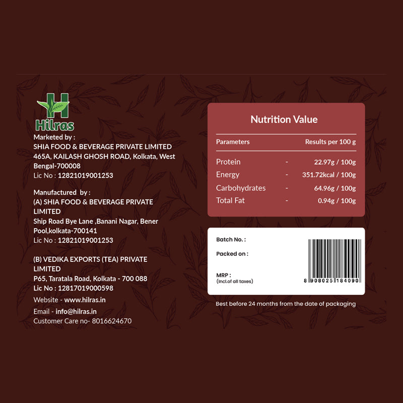 Hilras Masala Black Tea – 100 Tea Bags | Assam Black Tea with Cardamom, Clove & Cinnamon | Boost Immunity & Digestion