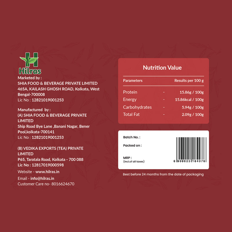 Hilras Kashmiri Kahwa Green Tea – 100 Teas Bags | Green Tea with Saffron, Almonds & Spices | Boost Immunity, Digestion & Skin Glow
