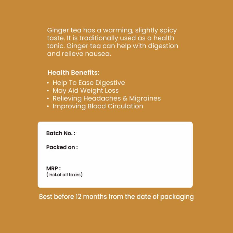 hilras Ginger Premix Powder Tea Pouch (15 x 14 g)