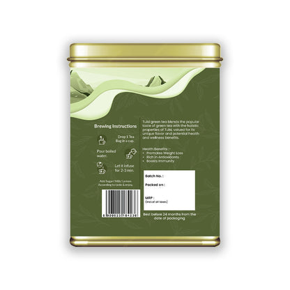 Hilras Tulsi Green Tea – 20 Tea Bags | Green Tea with Tulsi for Immunity, Detox & Stress Relief