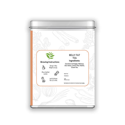Belly Fat  herbal Tea 15 Pcs Pyramid Tea bag.