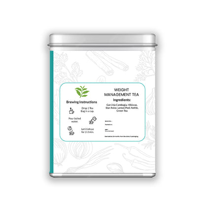 Weight Management Tea  15 Pcs Pyramid Tea bag.