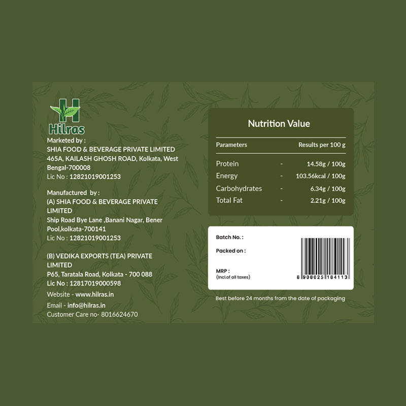 Hilras Tulsi Green Tea – 100 Tea Bags | Green Tea with Tulsi for Immunity, Detox & Stress Relief