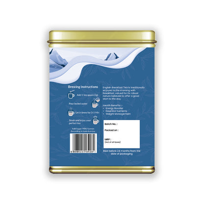 Hilras English Breakfast Tea – 100g Loose Leaf | Premium Assam & Ceylon Black Tea Blend | Boost Energy & Focus