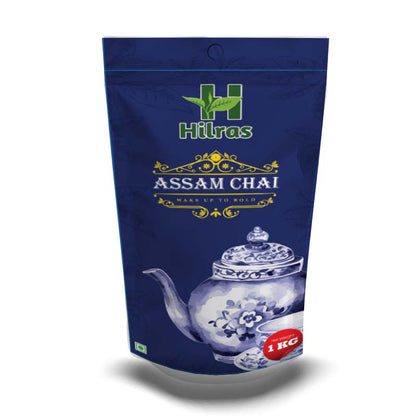 Hilras Assam Chai | 1 Kg Pack | Strong & Aromatic Tea for Energy, Digestion & Immunity