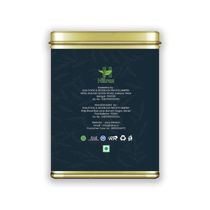 Hilras Earl Grey Tea – 100g Loose Tea | Premium Black Tea with Bergamot | Refreshing Aroma & Mood Upliftment