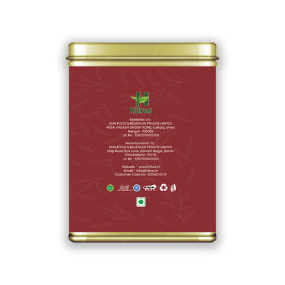 Hilras Kashmiri Kahwa Green Tea – 100g Loose Leaf | Green Tea with Saffron, Almonds & Spices | Boost Immunity, Digestion & Skin Glow
