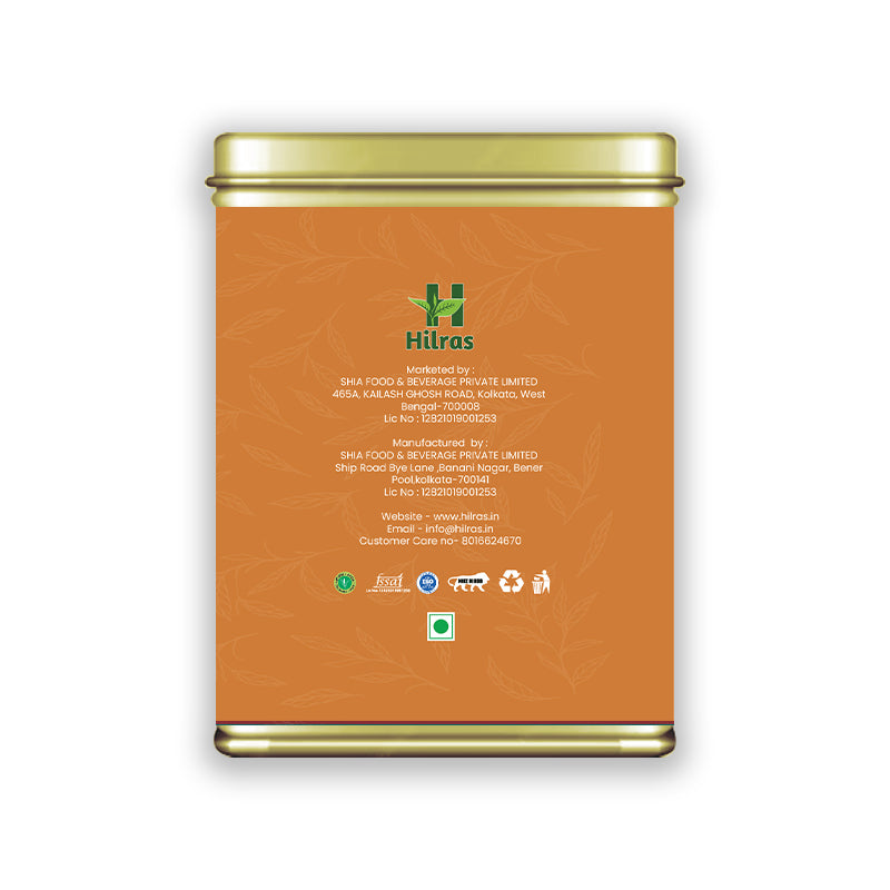 Hilras Lemon Black Tea - 20 Tea Bags | Black Tea with Natural Lemon for Detox, Digestion & Refreshing Energy