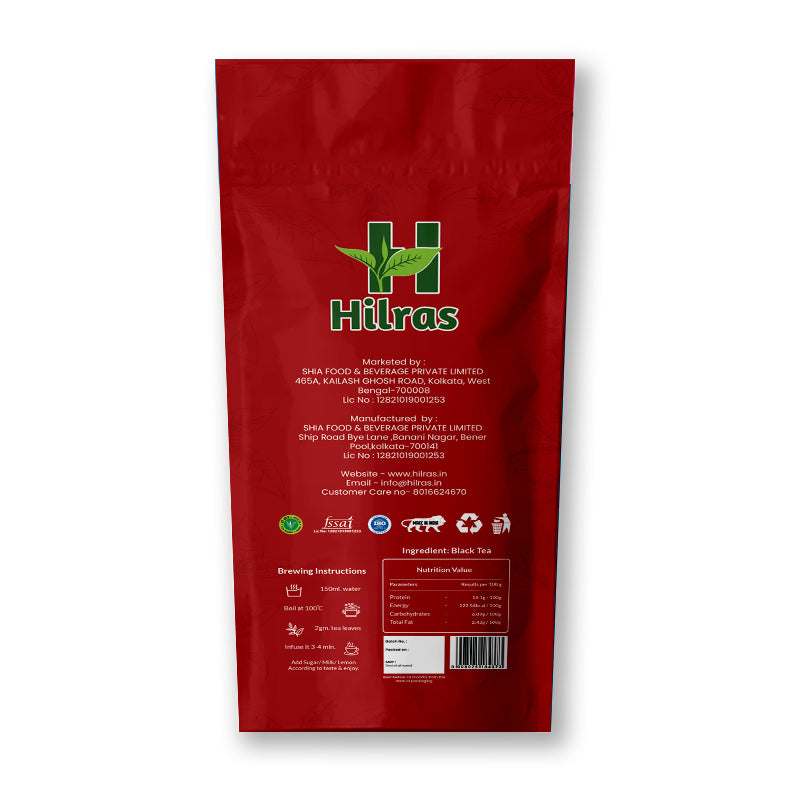 Hilras Kadak Chai | | 1 kg Pack | Strong, Aromatic & Rich Taste | Authentically Indian