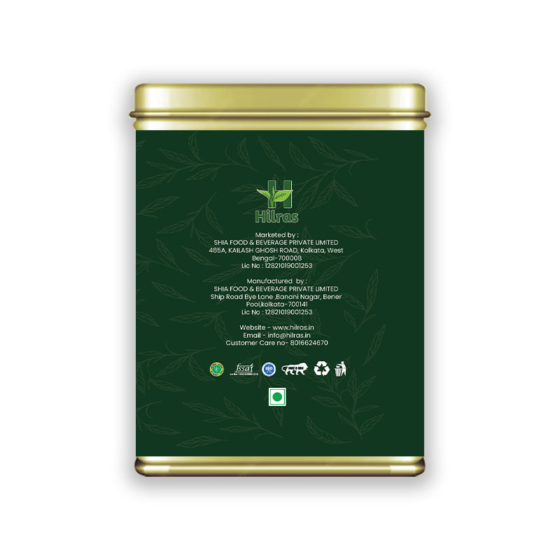 Hilras Darjeeling Tea – 100 gm Loose Tea | Premium Aromatic Black Tea from Himalayan Gardens | Refreshing Flavor & Boost Wellness