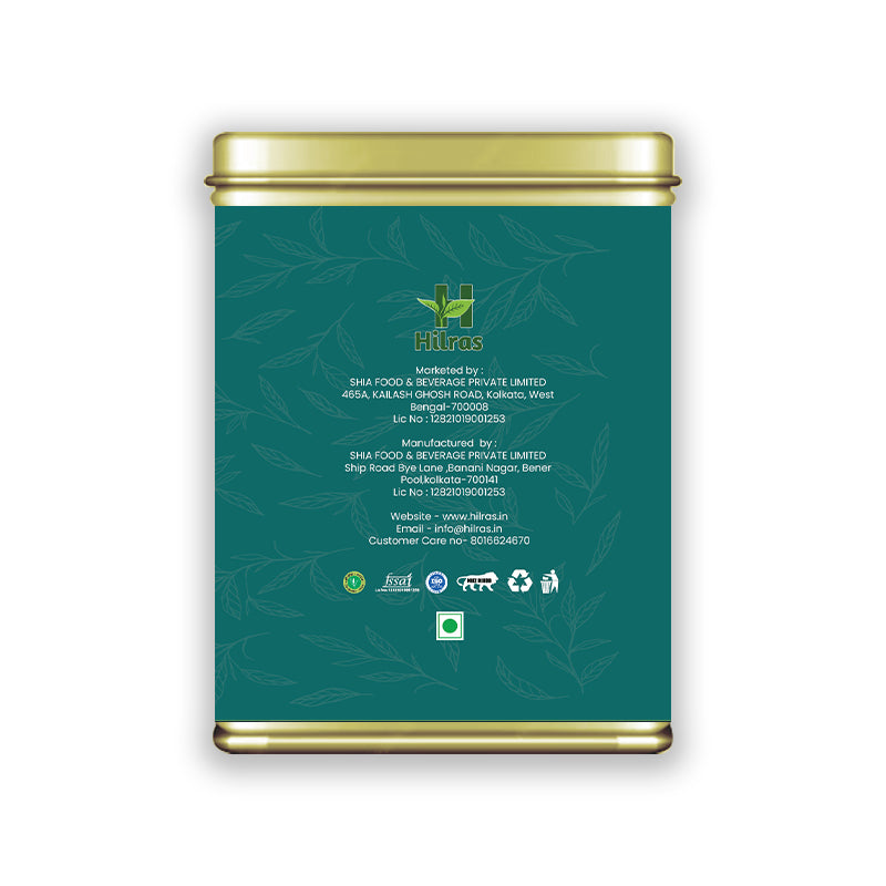 Hilras Jasmine Green Tea – 100g Loose Leaf | Premium Green Tea with Jasmine Blossoms | Antioxidants, Calm & Wellness