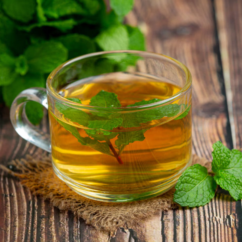 Hilras Peppermint Herbal Tea –100 Tea Bags | Pure Peppermint Leaves | Digestion, Detox & Relieves Headache