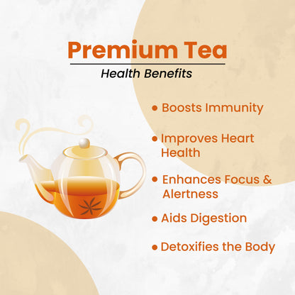 Hilras Premium Chai | | 1 kg Pack | Strong & Aromatic Assam Tea | Rich, Full-Bodied Chai Blend for Everyday Energy
