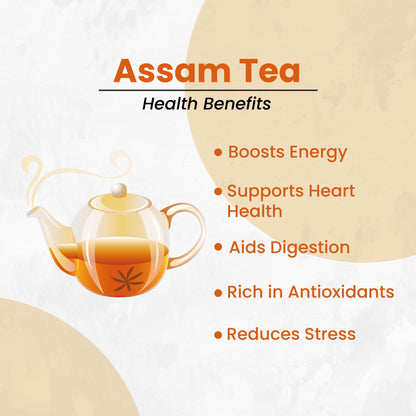 Hilras Assam Chai | 1 Kg Pack | Strong & Aromatic Tea for Energy, Digestion & Immunity
