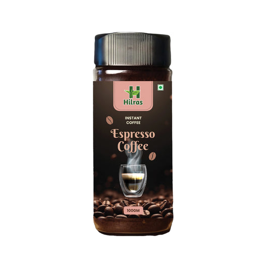 Hilras Espresso Instant Coffee – 100g Jar