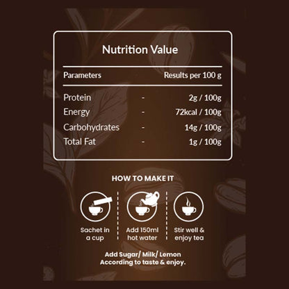 Hilras Coffee Premix Powder Sachets - pack of 15 (15 x 14g) | Instant Coffee | Rich Taste & Supports Calorie Burning