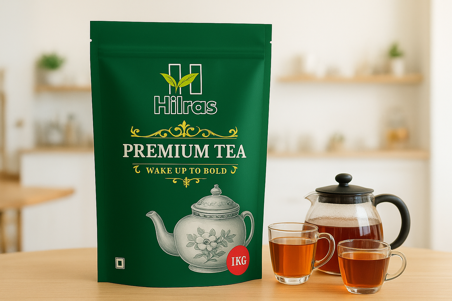 Hilras Premium Chai | | 1 kg Pack | Strong & Aromatic Assam Tea | Rich, Full-Bodied Chai Blend for Everyday Energy