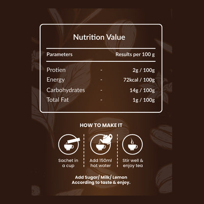 Coffee Premix Powder Tea Pouch  (15 x 14 g)